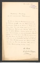 k.k. naturhistorisches Hofmuseum, Intendanzakten 1885-1896 (Hauer), Aktenzahl Z.414/1889, Seite 1